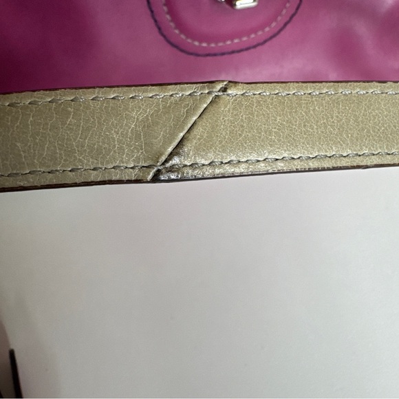 Coach Legacy Willis 70th Anniversary 19031 Berry and Slate Distressed Leather - Picture 12 of 16